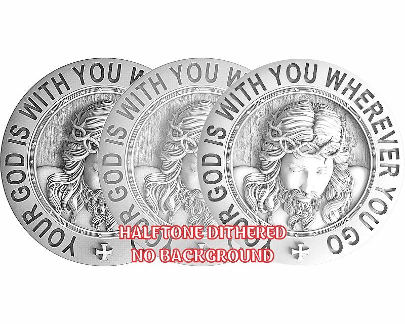 JESUS: BIBLE VERSES 3d illusion & laser-ready files 3DWave.us