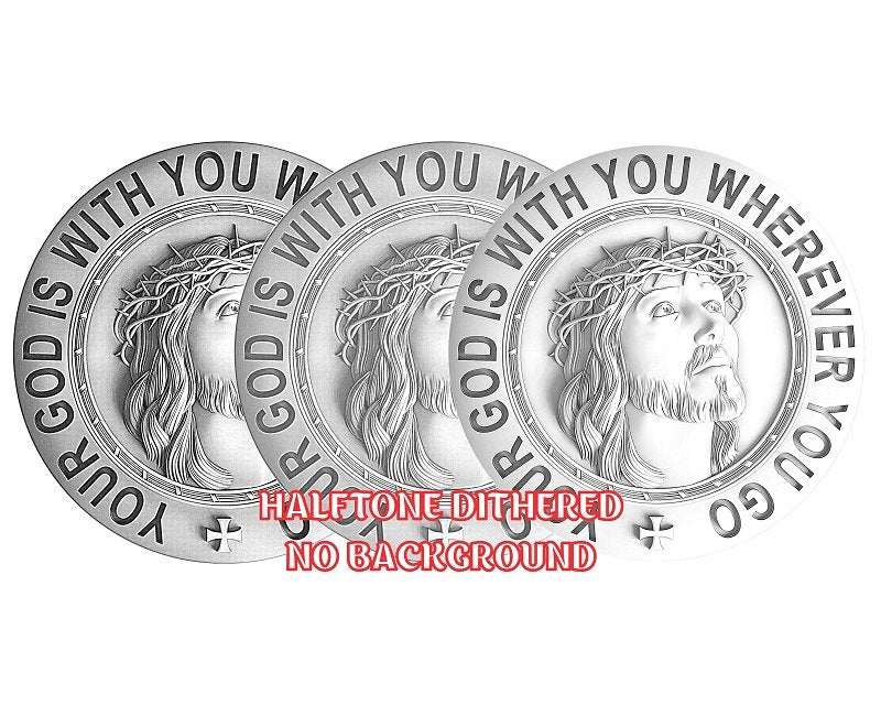 JESUS: BIBLE VERSES 3d illusion & laser-ready files 3DWave.us