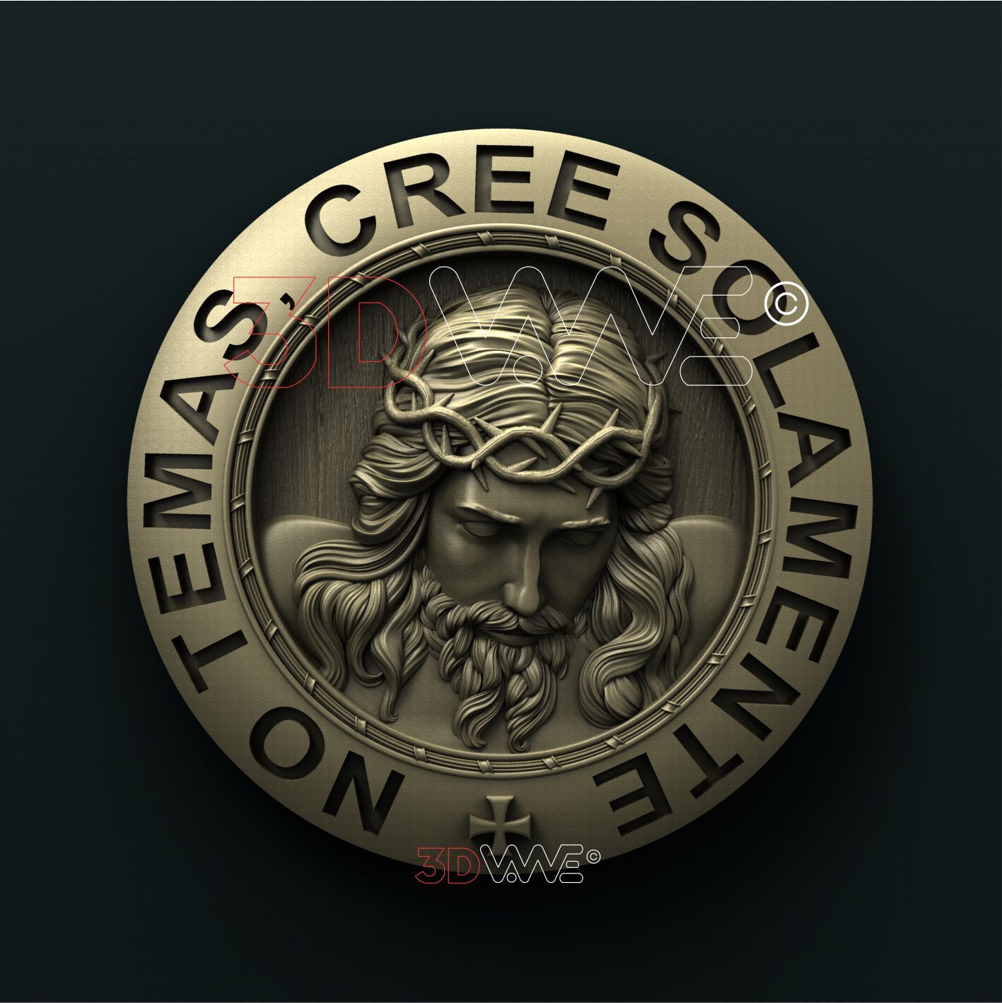 JESUS. BIBLE VERSES 3D STL 3DWave