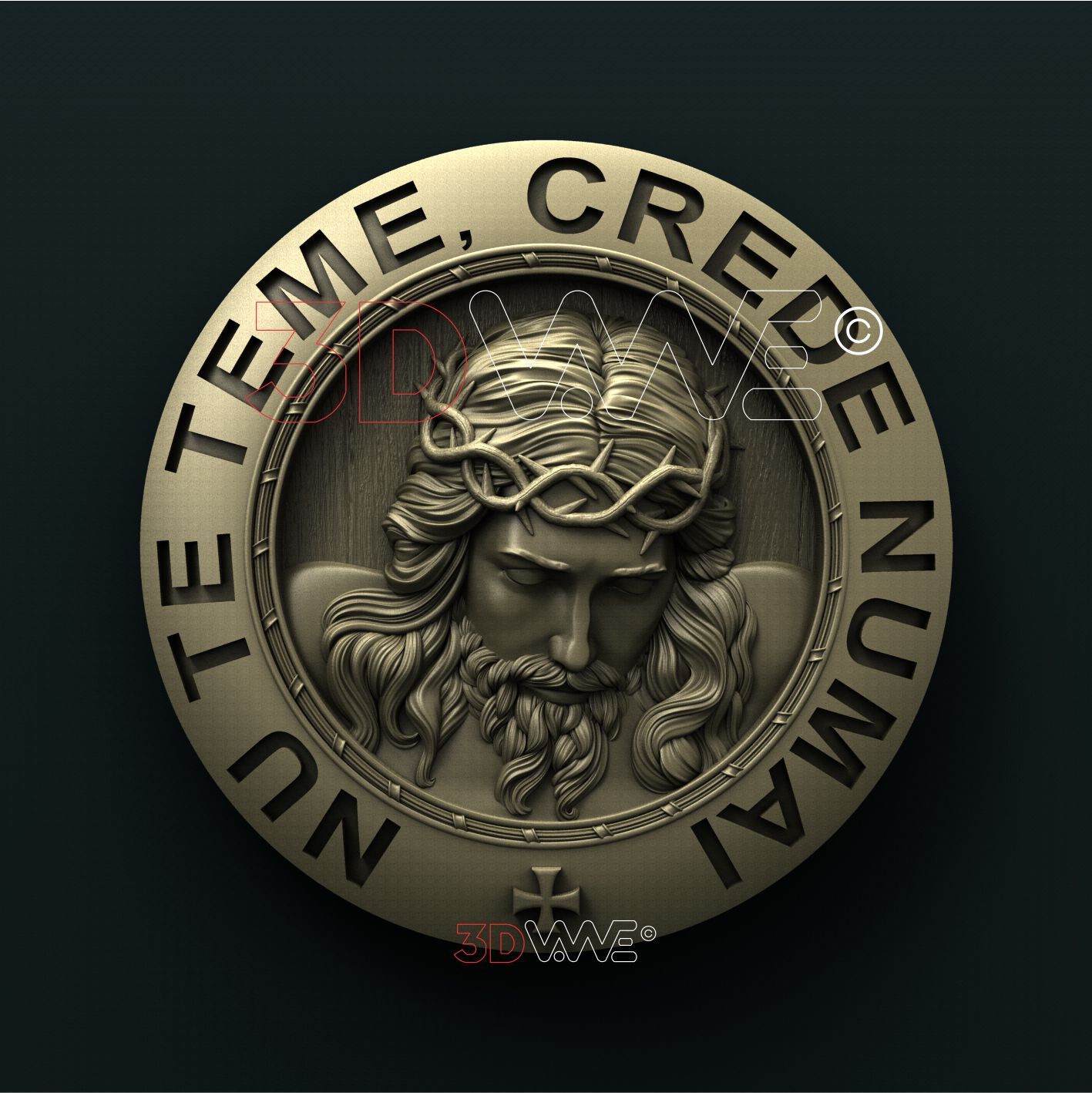 JESUS. BIBLE VERSES 3D STL 3DWave