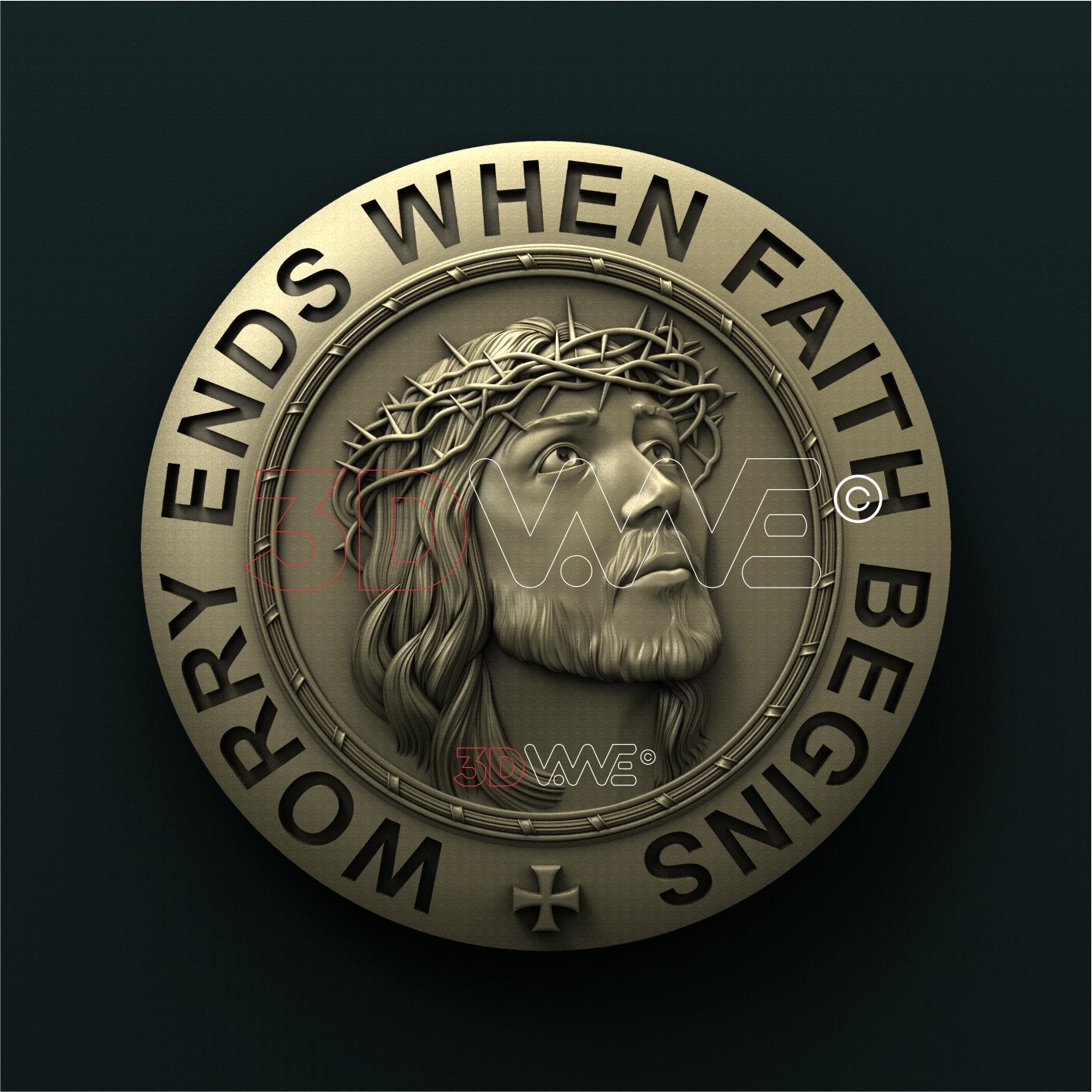 JESUS & BIBLE VERSES 3D STL 3DWave