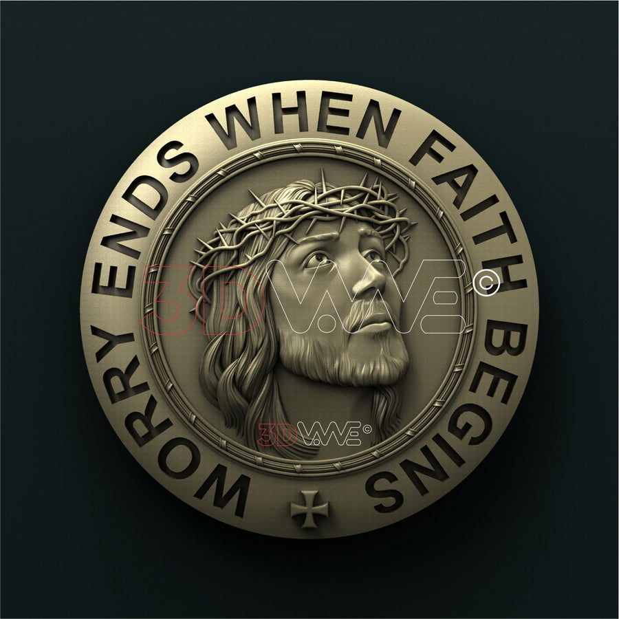 JESUS & BIBLE VERSES 3D STL 3DWave