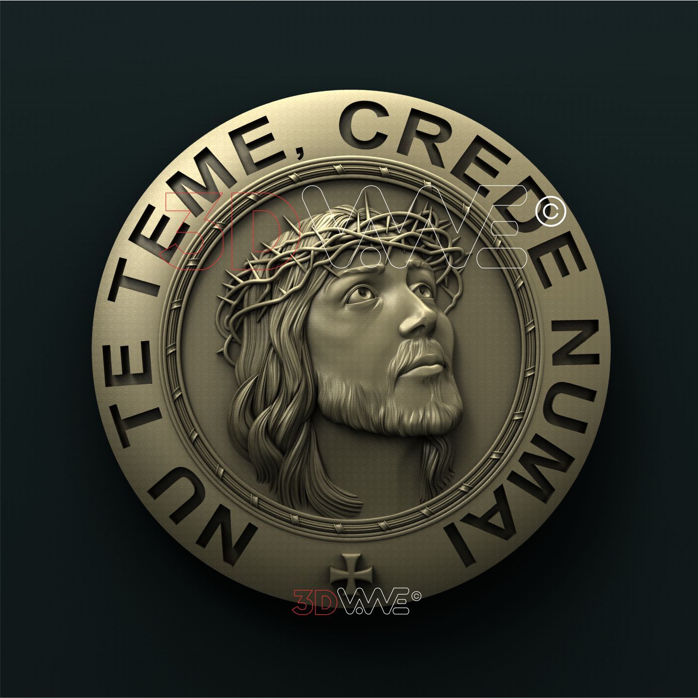 JESUS. BIBLE VERSES 3D STL 3DWave