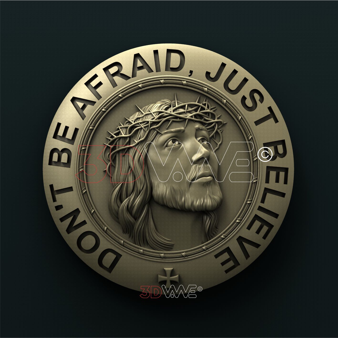 JESUS & BIBLE VERSES 3D STL 3DWave