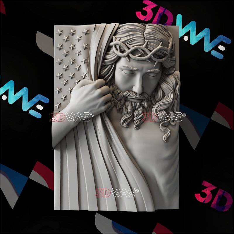 JESUS CHRIST 3d stl 3DWave.us