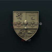 Thumbnail for JOHN A MACDONALD ARMS 3D STL 3DWave