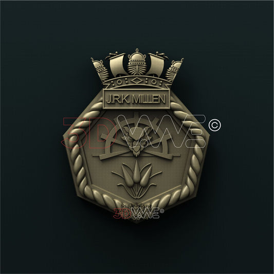 JRK MILLEN NAVY LEAGUE CADET CORPS, ROYAL CANADIAN NAVY 3D STL 3DWave