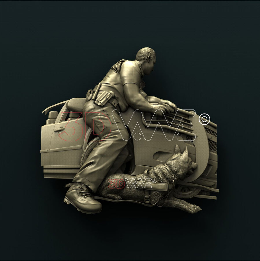 K-9 3D STL 3DWave