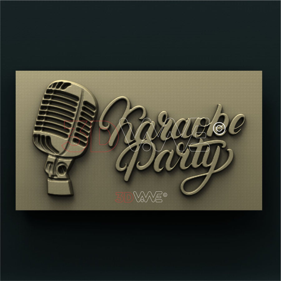 KARAOKE 3D STL 3DWave