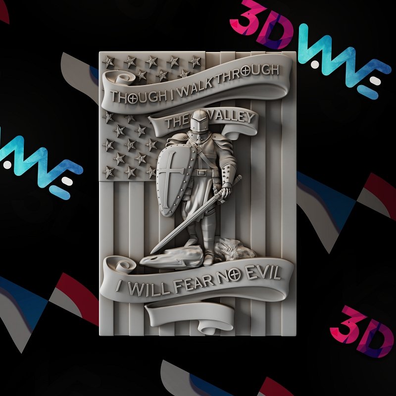 KNIGHT OF FAITH 3d stl - 3DWave.us