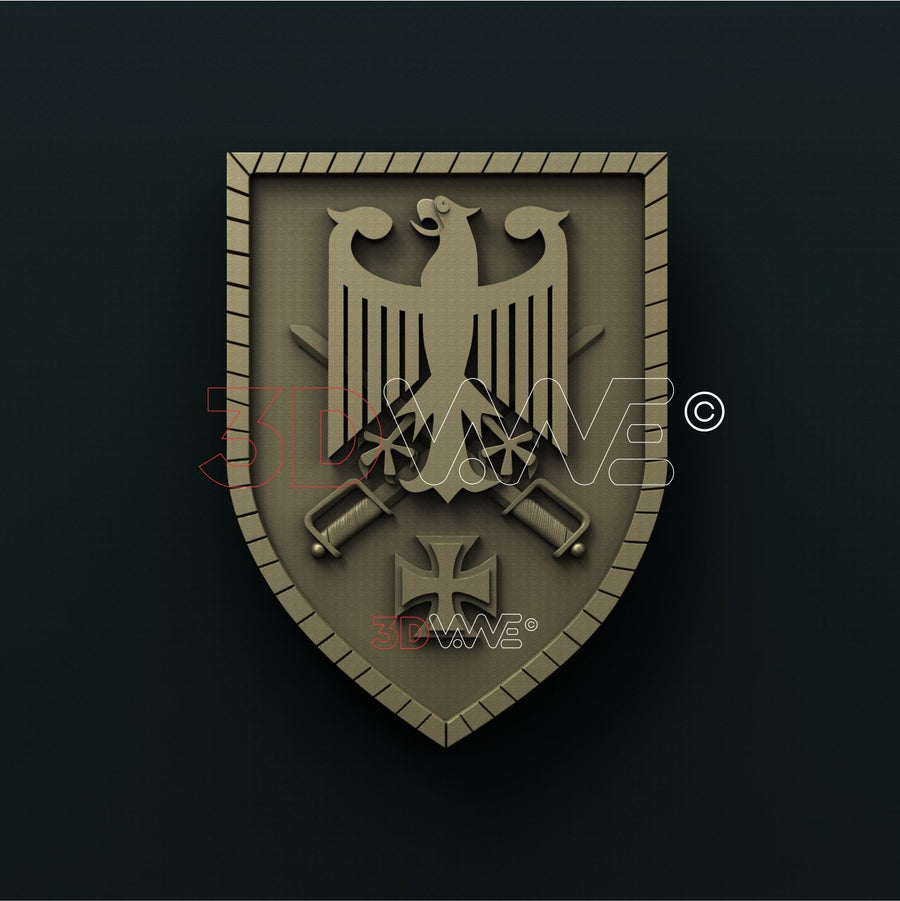 KOMMANDO HEER, BUNDESWEHR 3D STL 3DWave