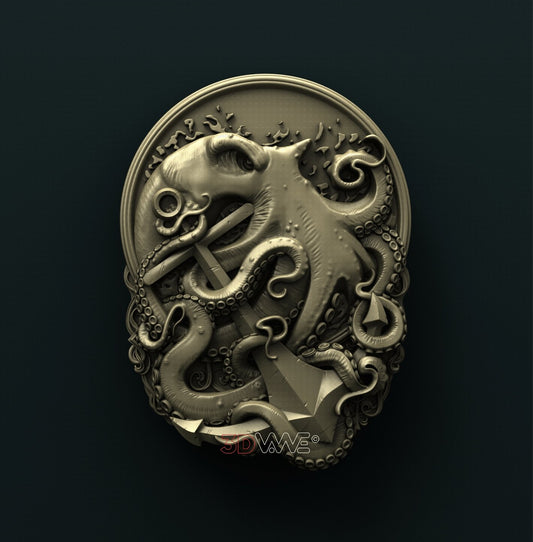 KRAKEN 3D STL 3DWave
