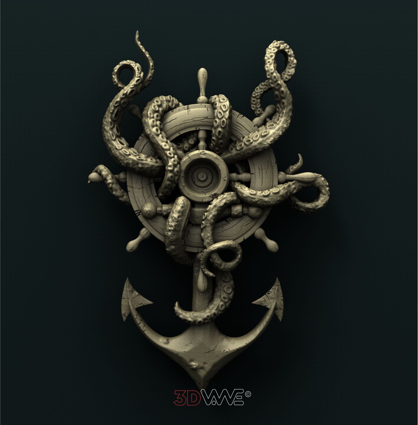 KRAKEN 3D STL 3DWave