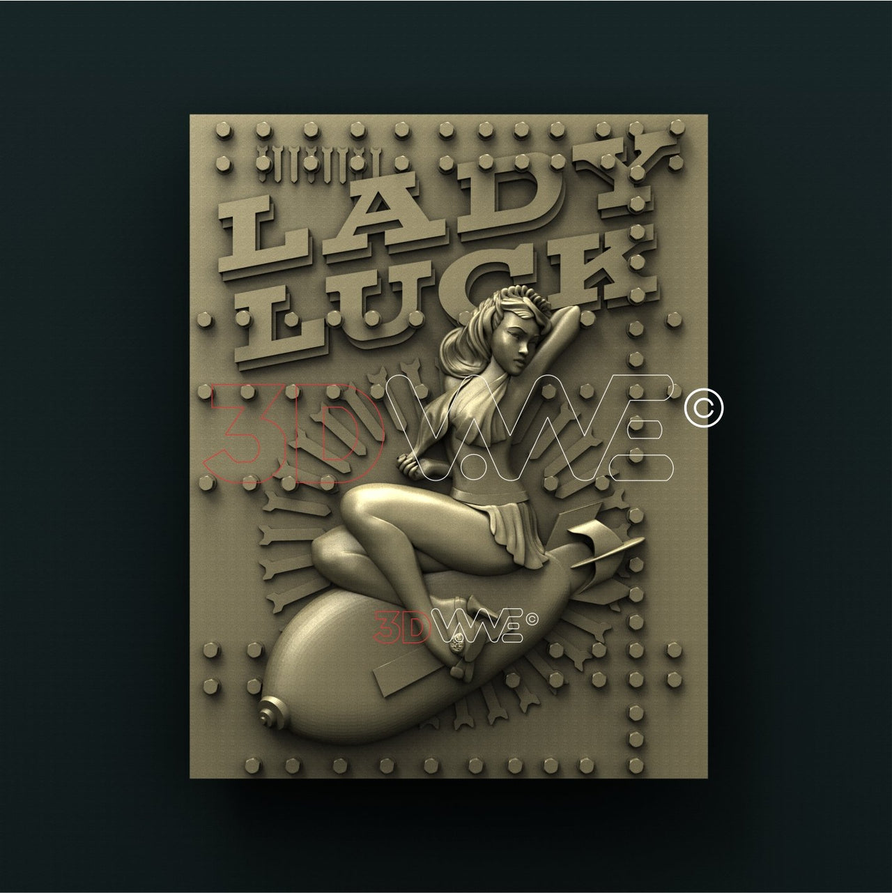 LADY LUCK 3D STL 3DWave