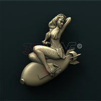 Thumbnail for LADY LUCK 3D STL 3DWave