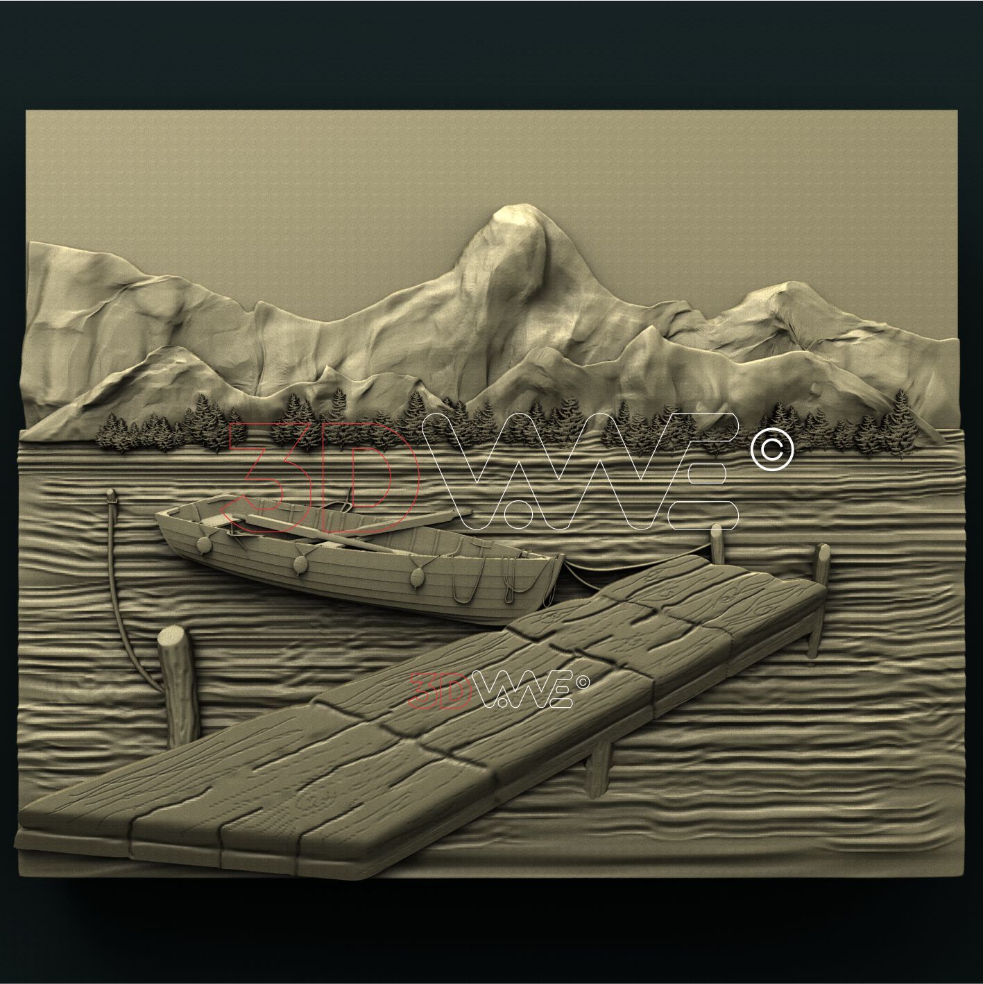LAKE 3D STL 3DWave