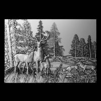 Thumbnail for Landscape with deer 3d stl Robert