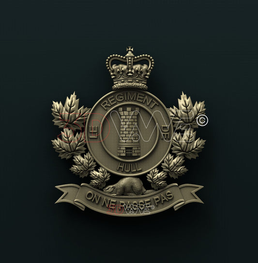 LE REGIMENT DE HULL, CANADA 3D STL 3DWave