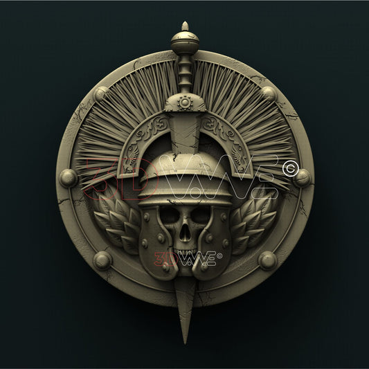 LEGIONARY SKULL 3D STL 3DWave