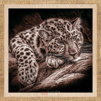 Thumbnail for LEOPARD PUPPY pyroprinter & laser-ready files 3DWave.us