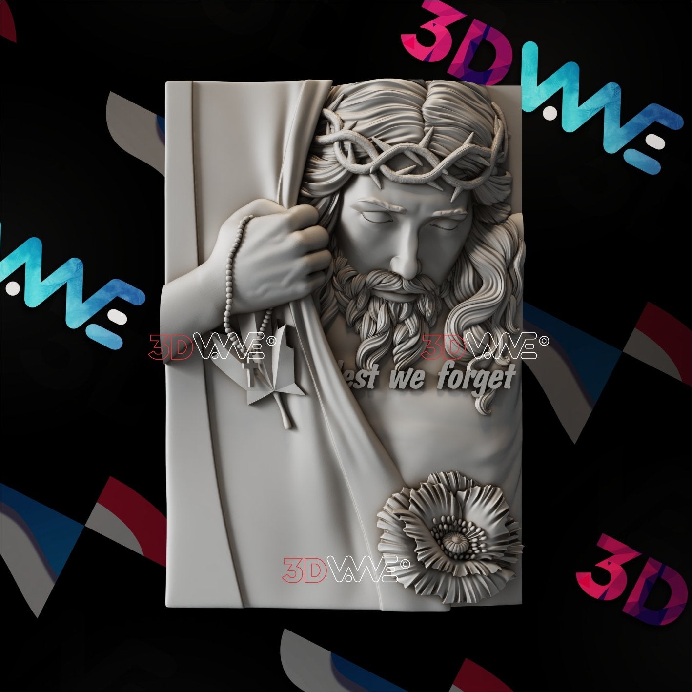 LEST WE FORGET 3d stl 3DWave.us