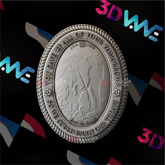 LEST WE FORGET 3d stl 3DWave.us