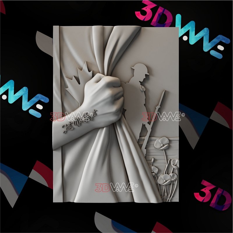 LEST WE FORGET 3d stl 3DWave.us