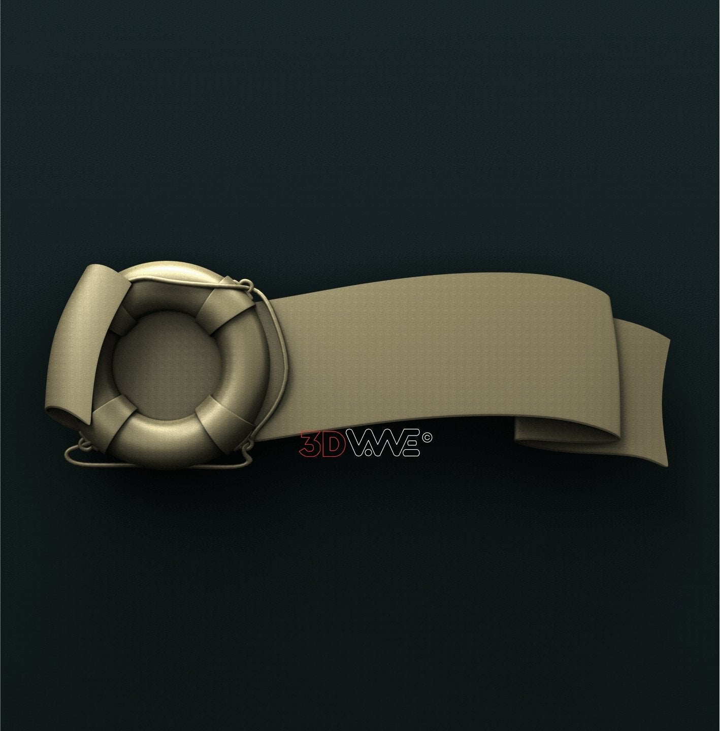 LIFEBUOY SIGN 3D STL 3DWave