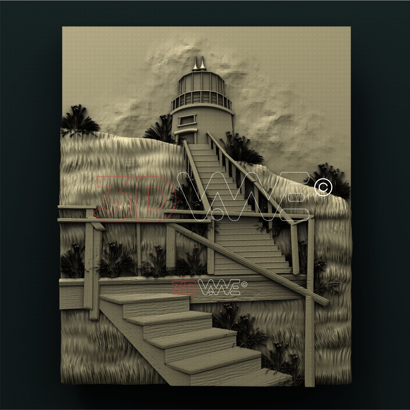 LIGHTHOUSE 3D STL 3DWave