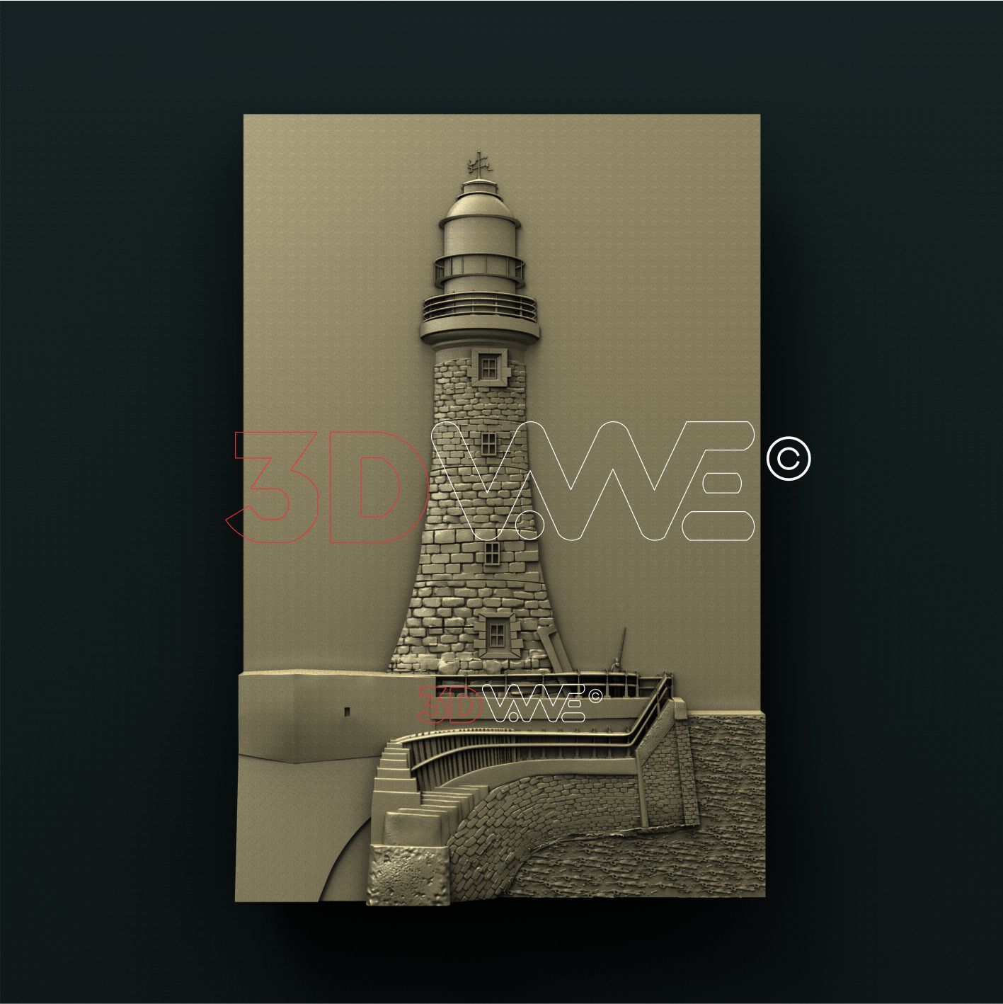 LIGHTHOUSE 3D STL 3DWave