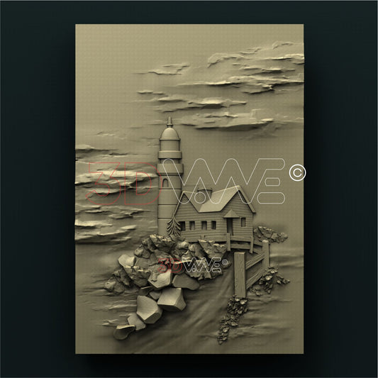 LIGHTHOUSE 3D STL 3DWave