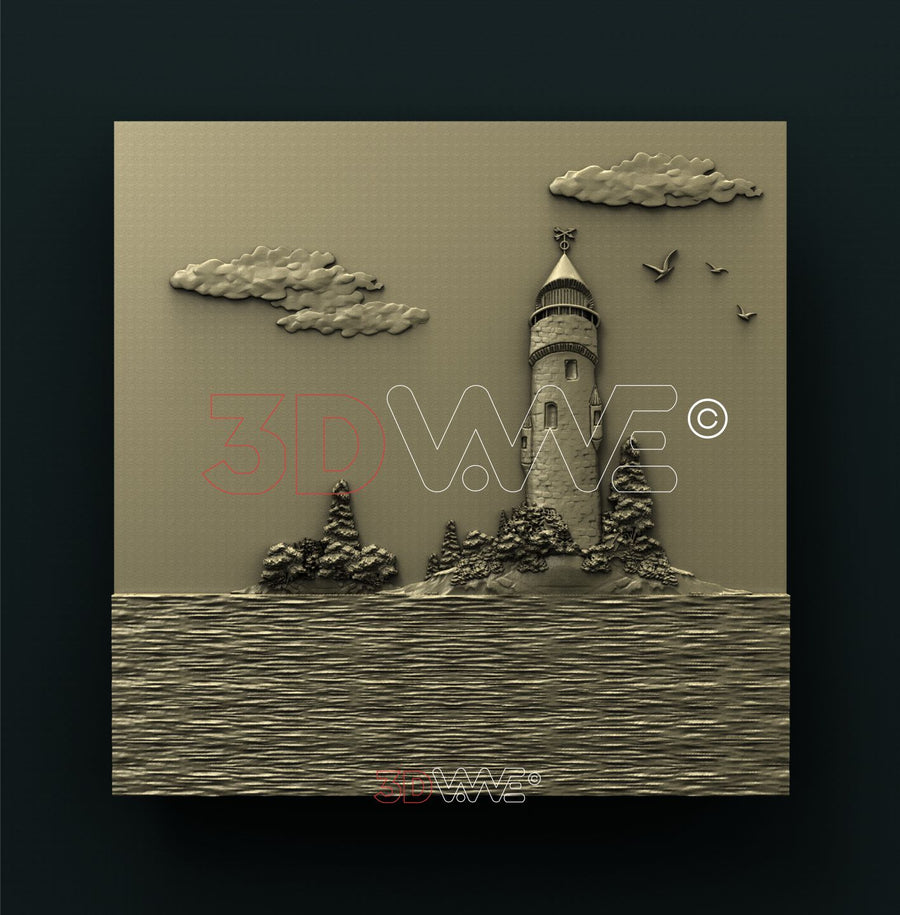 LIGHTHOUSE 3D STL 3DWave