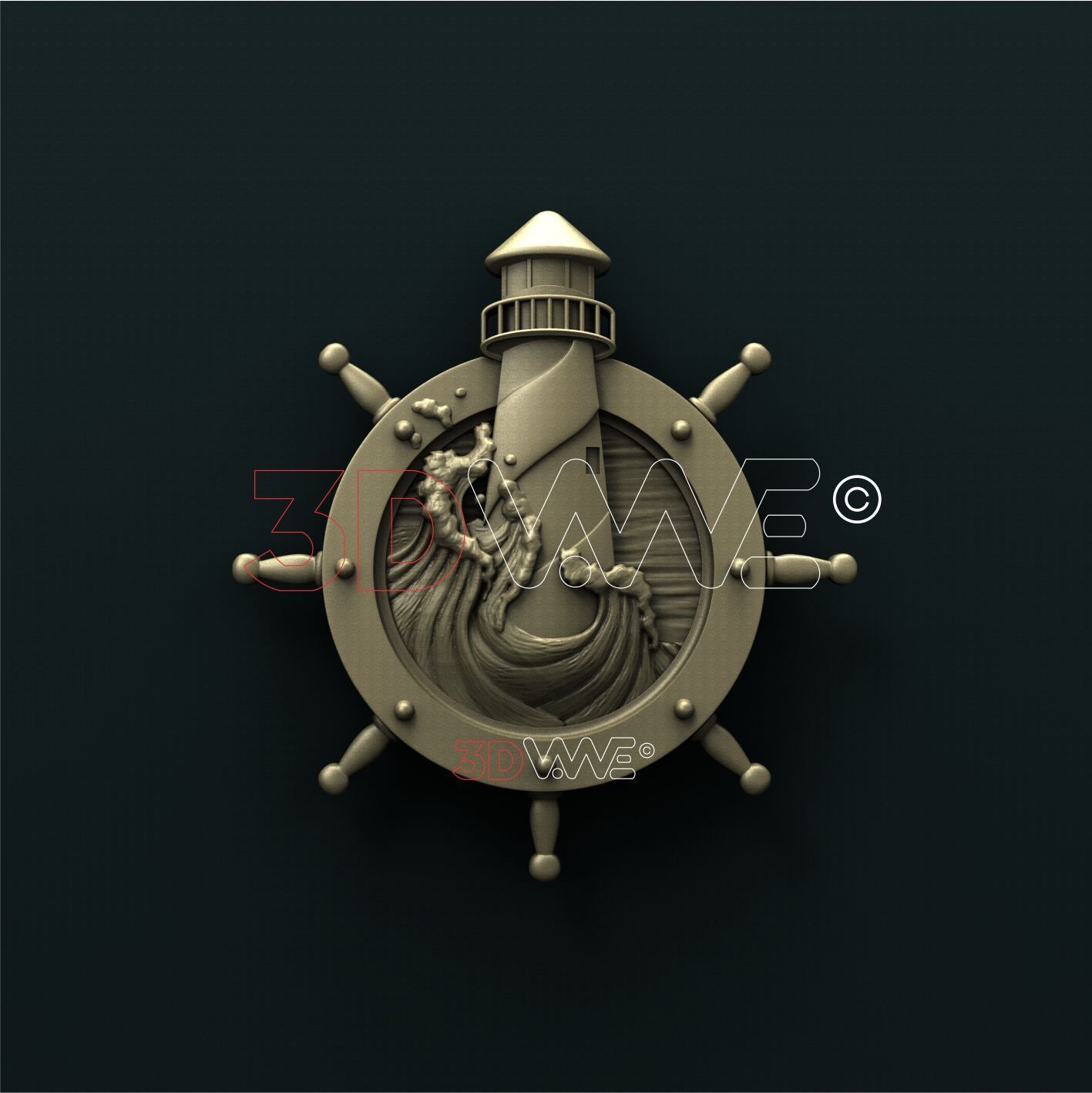 LIGHTHOUSE 3D STL 3DWave
