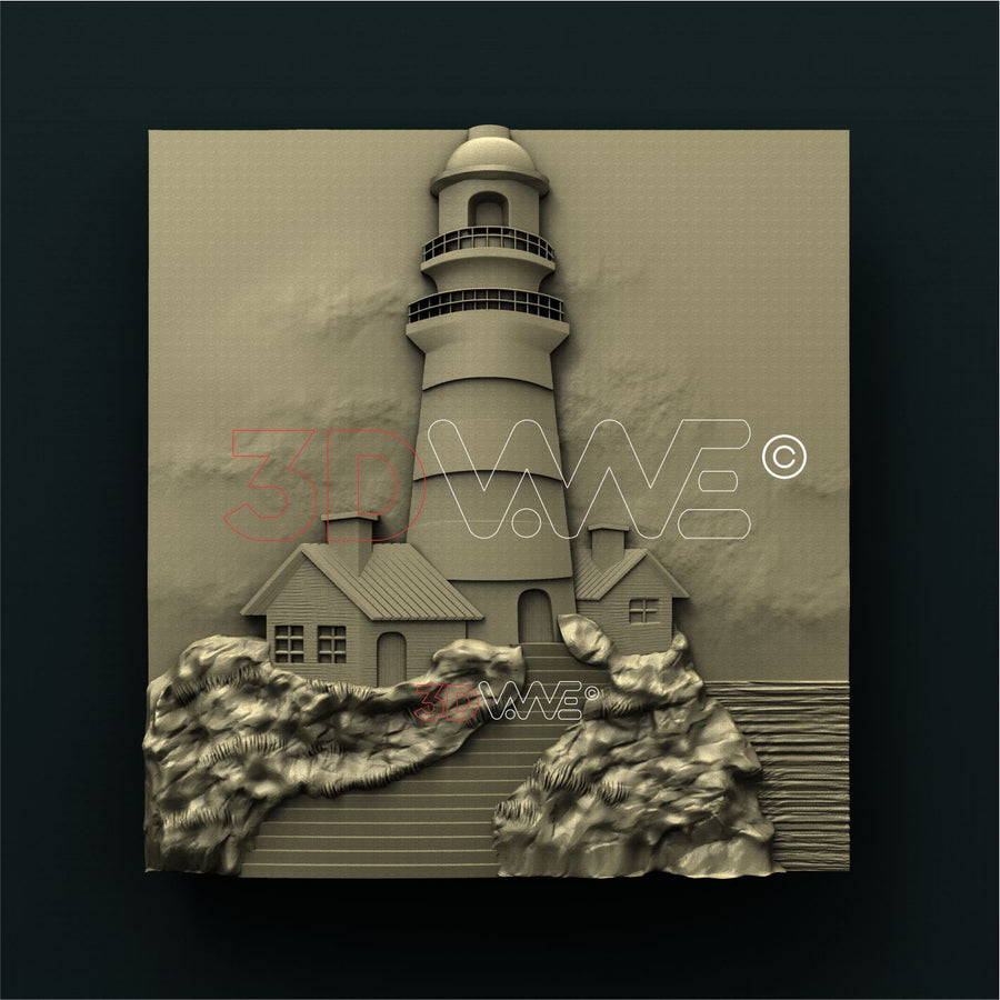 LIGHTHOUSE 3D STL 3DWave