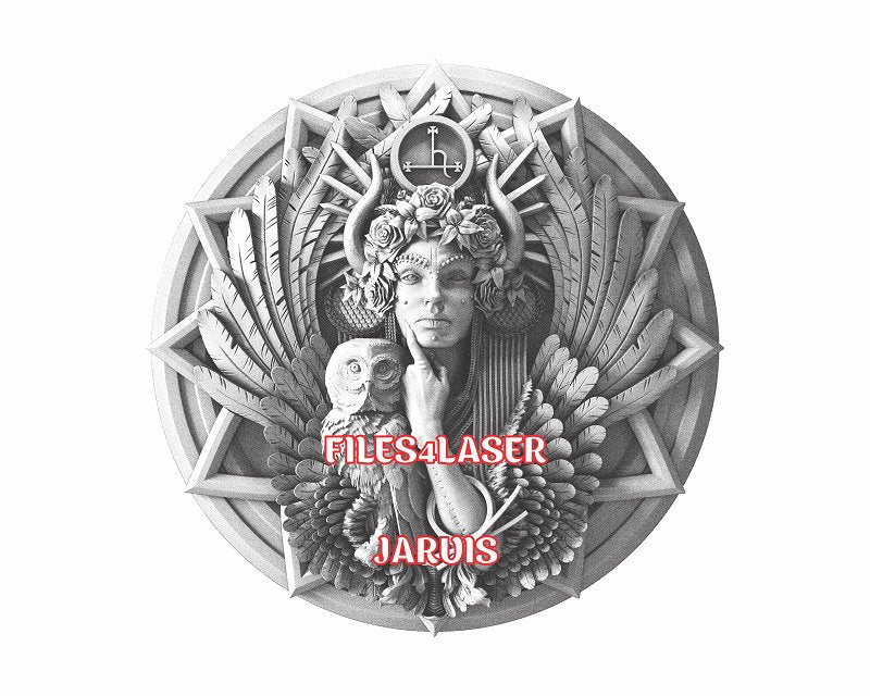 Lilith 3d illusion & laser-ready files - 3DWave.us