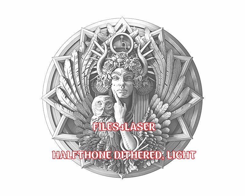 Lilith 3d illusion & laser-ready files - 3DWave.us