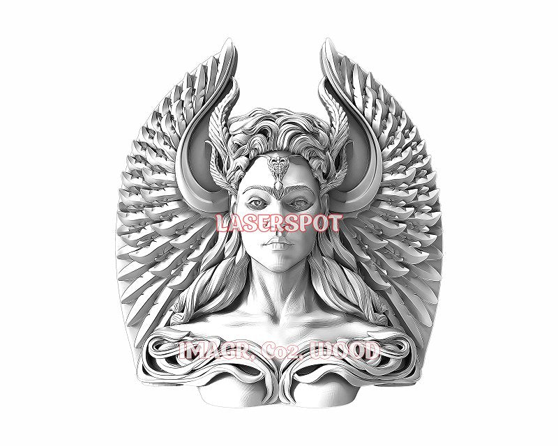 Lilith 3d illusion & laser-ready files - 3DWave.us