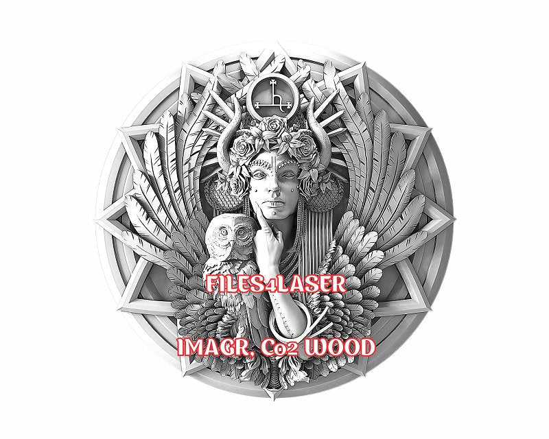 Lilith 3d illusion & laser-ready files - 3DWave.us