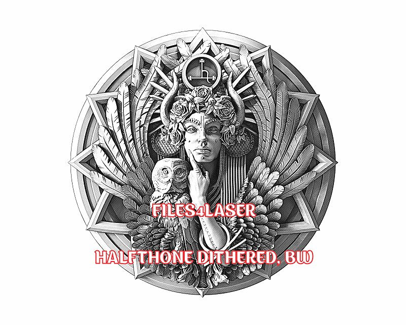 Lilith 3d illusion & laser-ready files - 3DWave.us