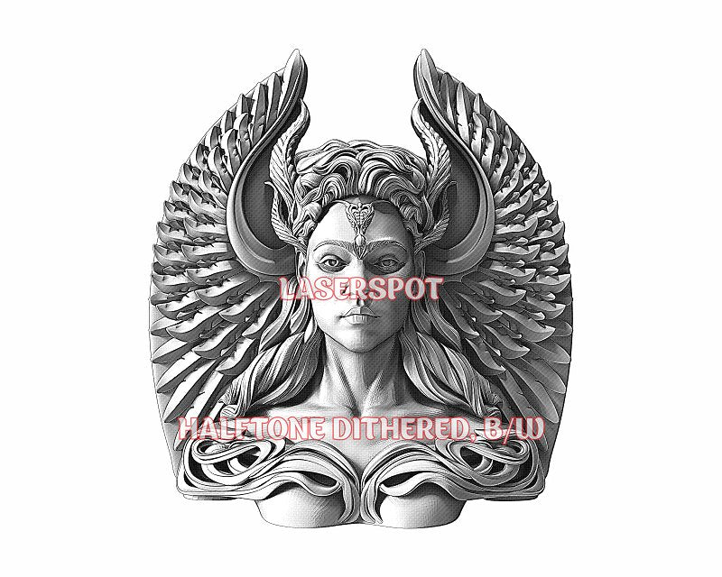 Lilith 3d illusion & laser-ready files - 3DWave.us