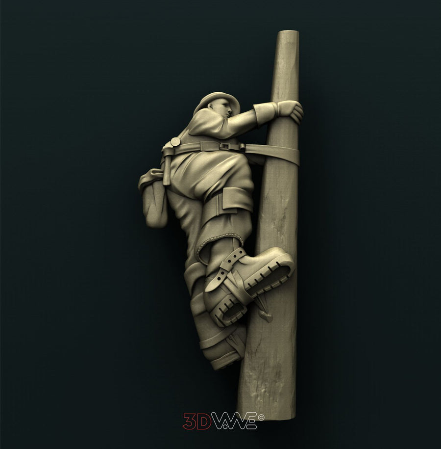 LINEMAN 3D STL 3DWave