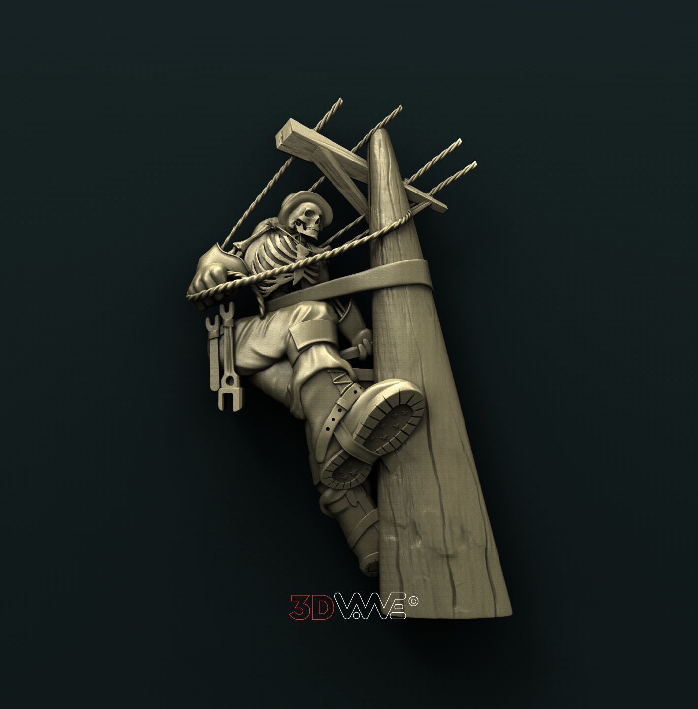 LINEMAN 3D STL 3DWave