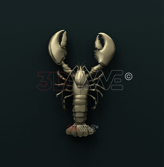 LOBSTER 3D STL 3DWave