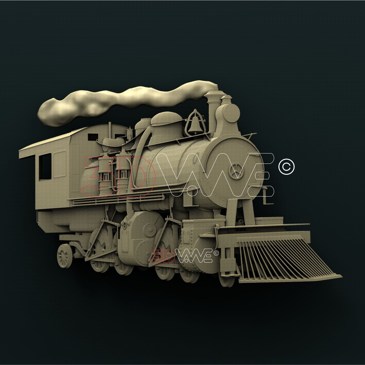 LOCOMOTIVE 3D STL 3DWave