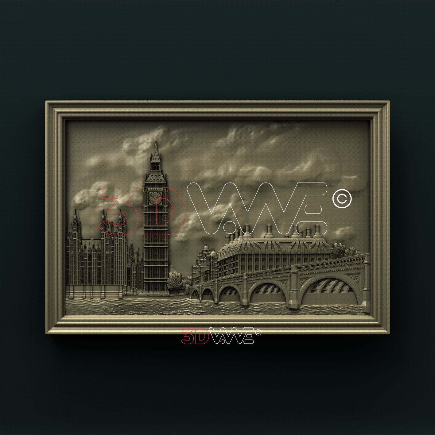 LONDON CITY 3D STL 3DWave