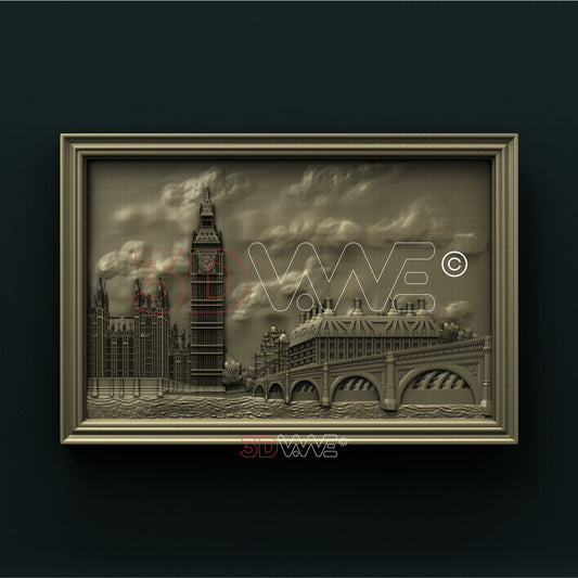 LONDON CITY 3D STL 3DWave