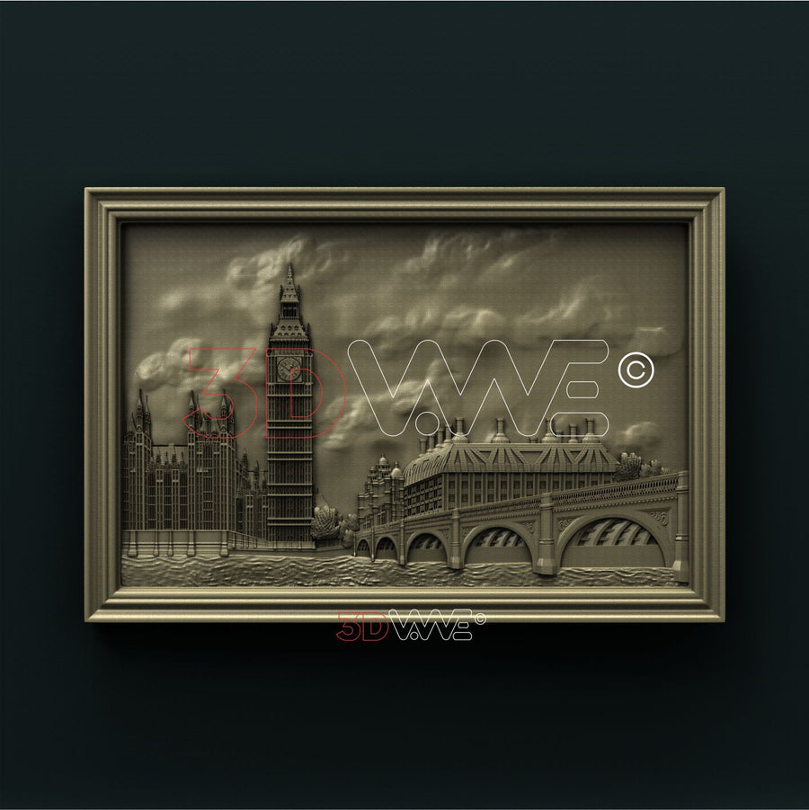 LONDON CITY 3D STL 3DWave