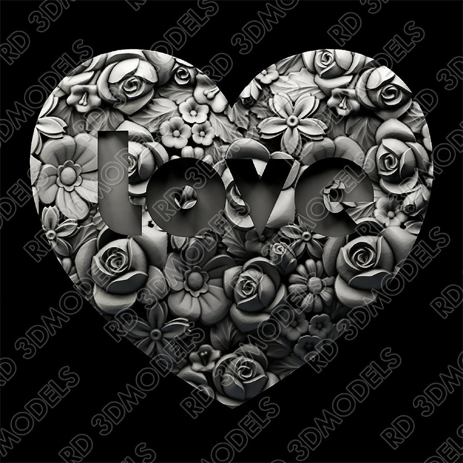 Love 1 3d stl Robert