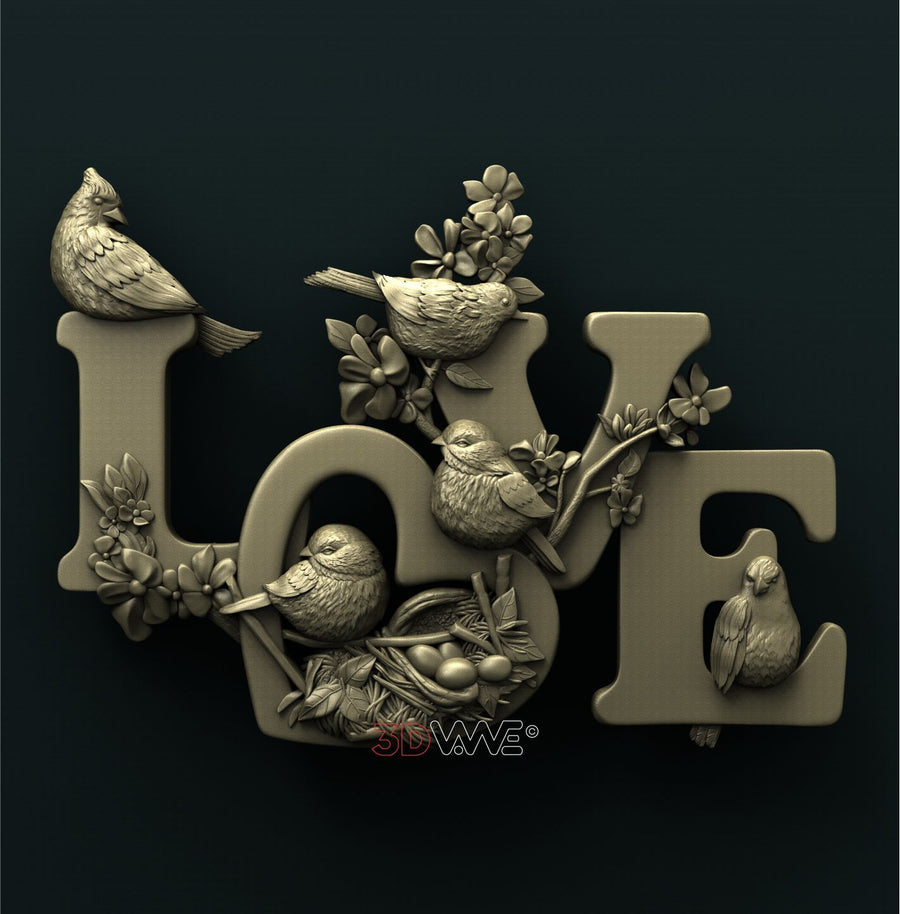 LOVE 3D STL 3DWave
