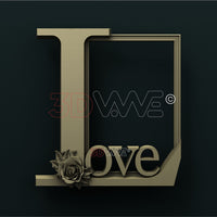Thumbnail for LOVE FRAME 3D STL 3DWave